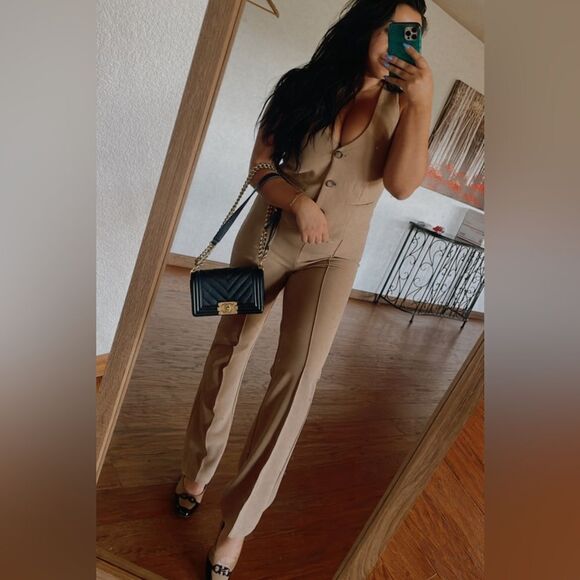 Brown vest set - Picture 1 of 3